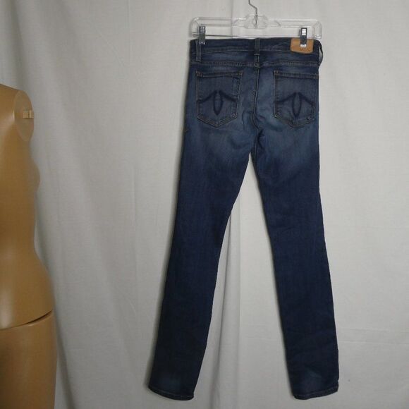 Level 99 Lily Skinny Straight Leg Jeans Anthropologie Size 26 Whiskered - Picture 8 of 12